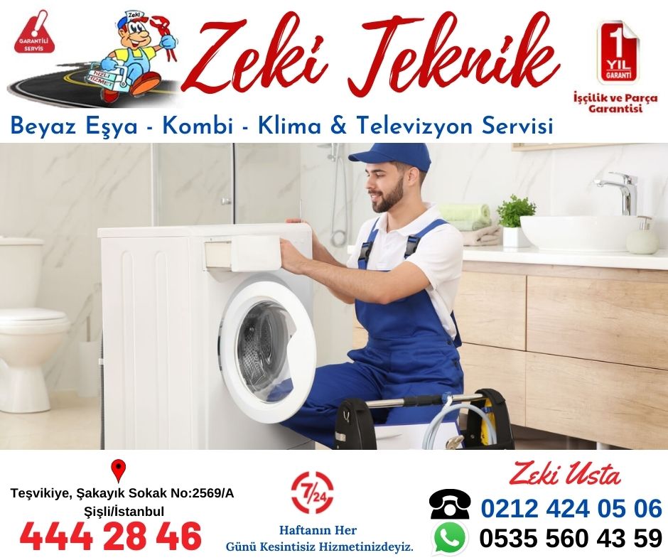 Maçka Vestel Çamaşır Makinesi Servisi Beşiktaş